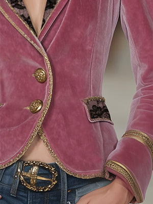 The Julie Velvet Blazer