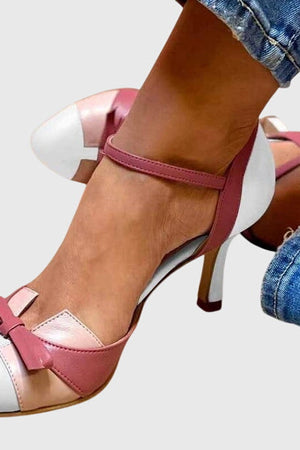 Open-Toe Heeled Sandals
