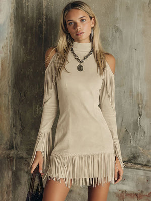 The Modeste Suede Mini Dress