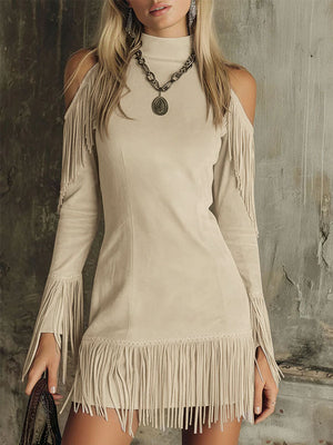 The Modeste Suede Mini Dress