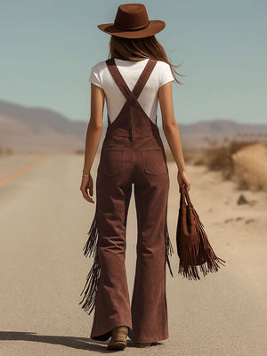 The Jovite Suede Dungarees