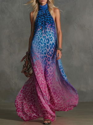 The Coline Chiffon Maxi Dress
