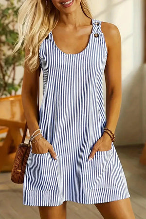 Striped Mini Dress