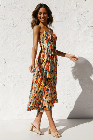 Floral Cami Midi Dress