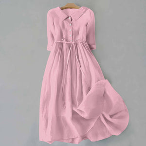 Tie-Waist Maxi Dress
