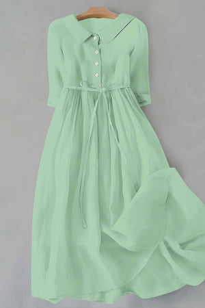 Tie-Waist Maxi Dress
