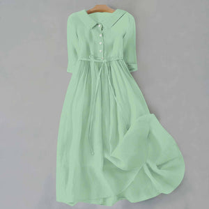 Tie-Waist Maxi Dress