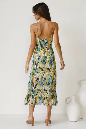 Floral Cami Midi Dress