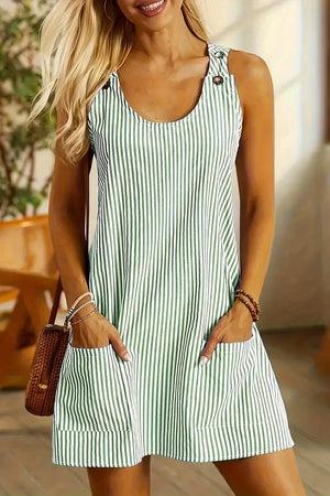 Striped Mini Dress