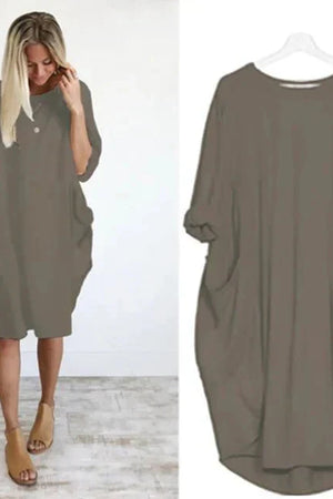 Pocket Midi Dress