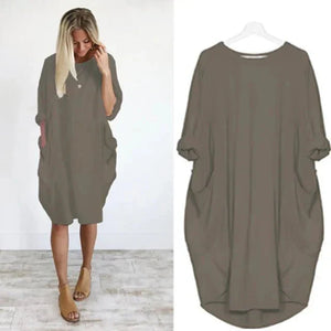 Pocket Midi Dress