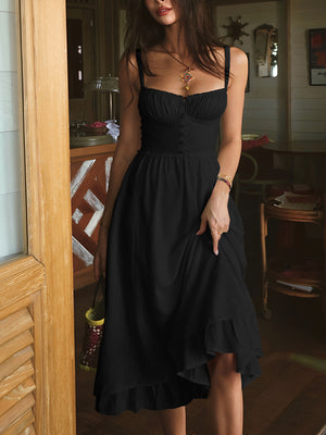 Smocked Cami Midi Dress