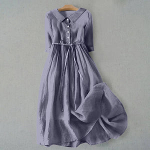 Tie-Waist Maxi Dress