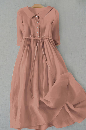 Tie-Waist Maxi Dress