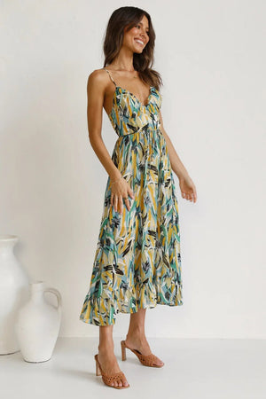 Floral Cami Midi Dress