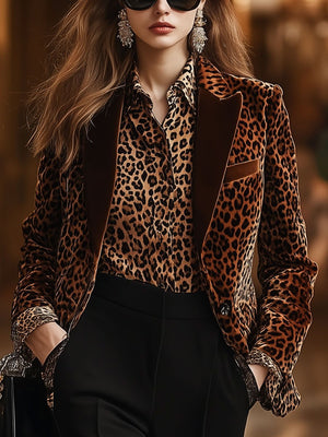 The Nadia Velvet Blazer