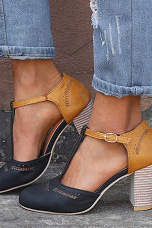 Classic Block Heel Pumps