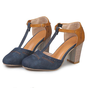 Classic Block Heel Pumps