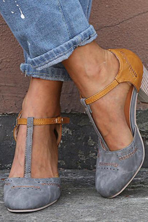 Classic Block Heel Pumps