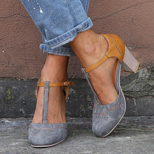 Classic Block Heel Pumps