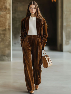 The Ortaire Velvet Trousers