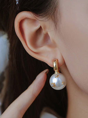 The Mommeline Pearl Earrings