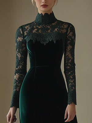 The Camélie Lace Midi Dress