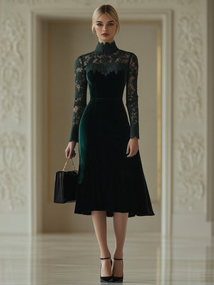 The Camélie Lace Midi Dress