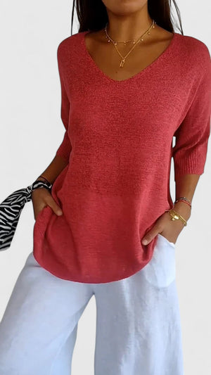 The Noémie V-Neck Top