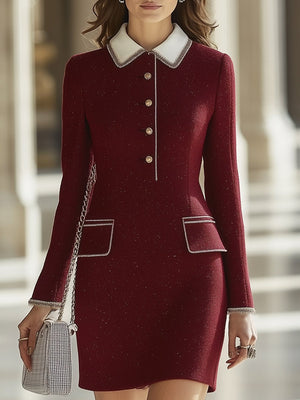 The Délia Tweed Mini Dress