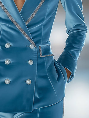 The Janine Velvet Blazer