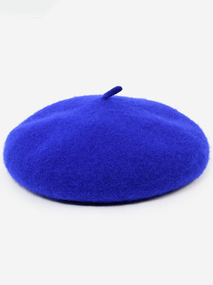 The Mérovée-Rose Wool Beret