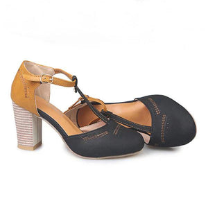 Classic Block Heel Pumps