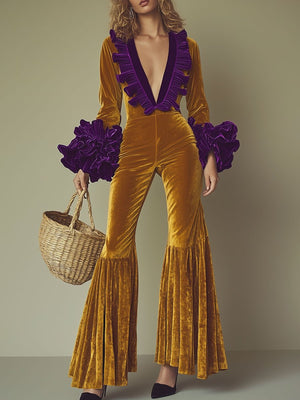 The Mainboeuf Velvet Jumpsuit