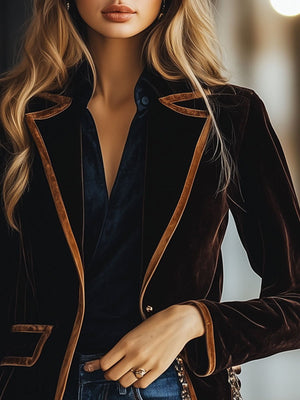 The Judith Velvet Blazer