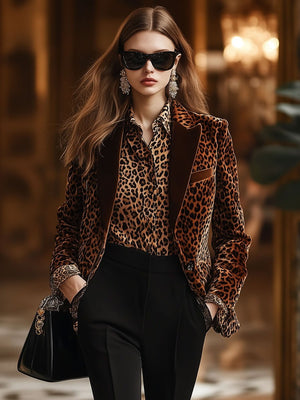 The Nadia Velvet Blazer