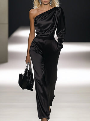 The Médulie Satin Jumpsuit