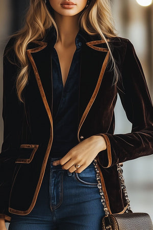 The Judith Velvet Blazer