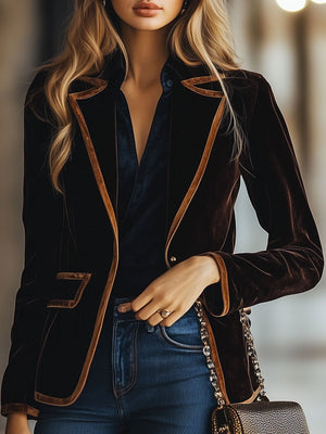 The Judith Velvet Blazer