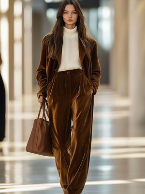 The Ortaire Velvet Trousers