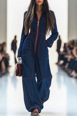 The Modesie Denim Jumpsuit