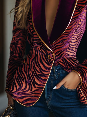 The Laurence Velvet Blazer