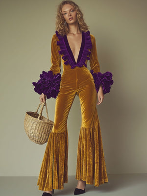 The Mainboeuf Velvet Jumpsuit