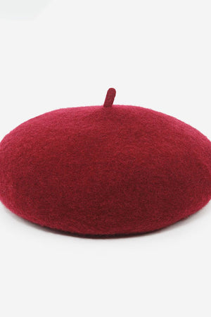 The Mérovée-Rose Wool Beret