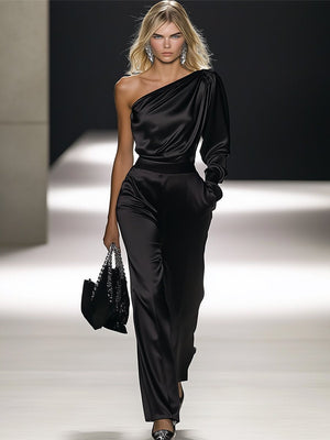 The Médulie Satin Jumpsuit