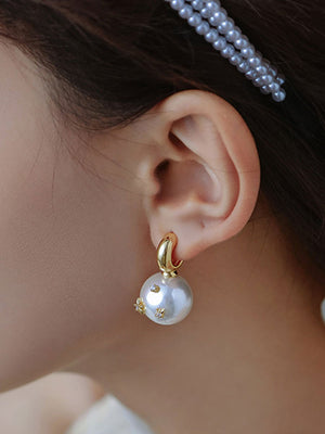 The Mommeline Pearl Earrings