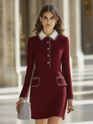 The Délia Tweed Mini Dress