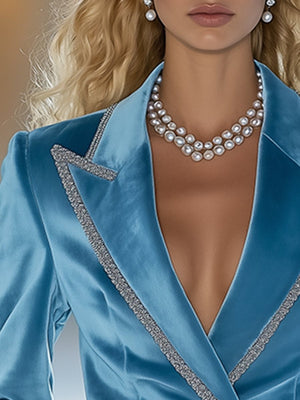 The Janine Velvet Blazer