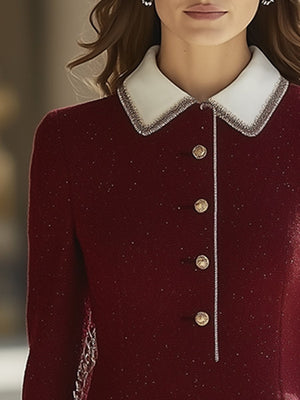 The Délia Tweed Mini Dress