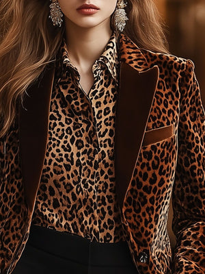 The Nadia Velvet Blazer